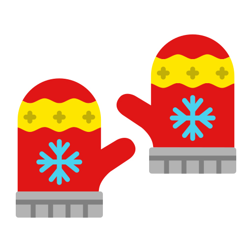 guantes de invierno icono gratis