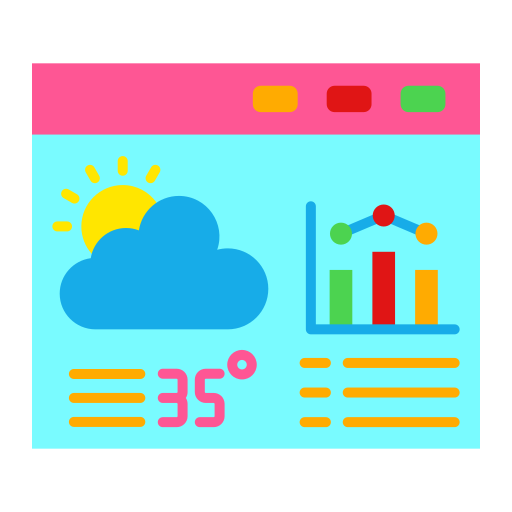 análisis de pronóstico icono gratis