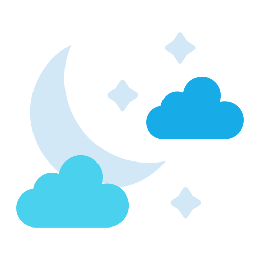 Night Generic color fill icon