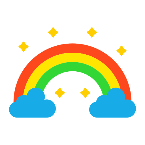 arco iris icono gratis