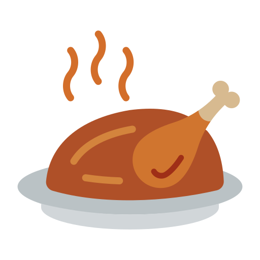 Roast chicken - Free food icons