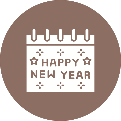 happy new year icono gratis