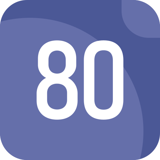 80 kostenlos Icon
