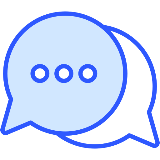 Chat Generic Blue icon