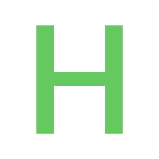 Letter h Generic color fill icon