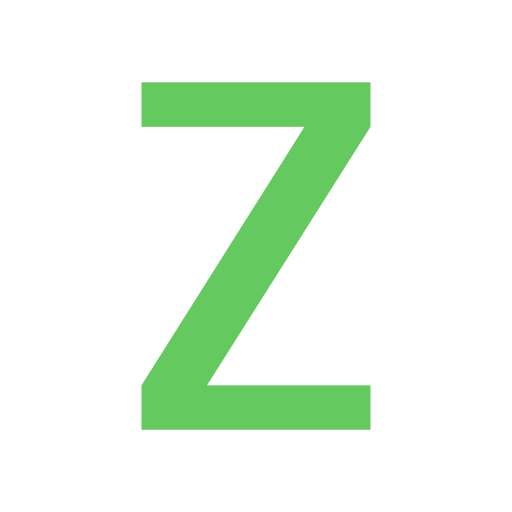 Letter z Generic color fill icon