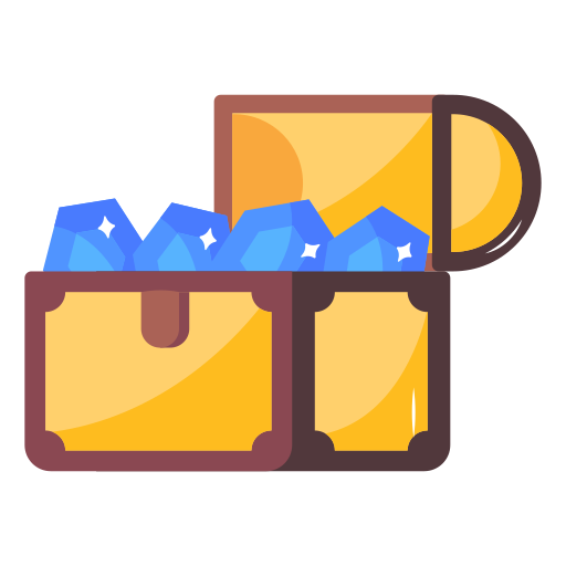 cofre del tesoro icono gratis