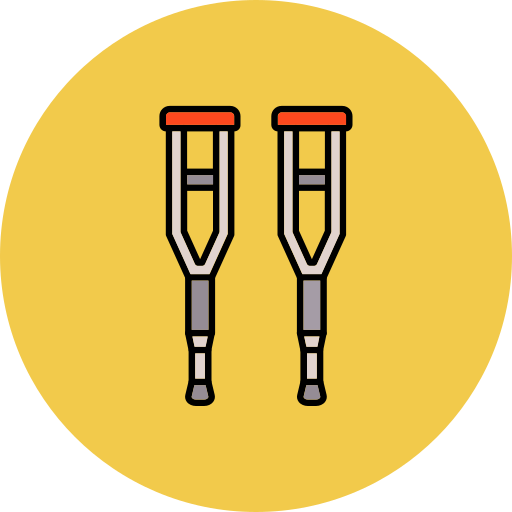 muletas grátis ícone muletas grátis ícone