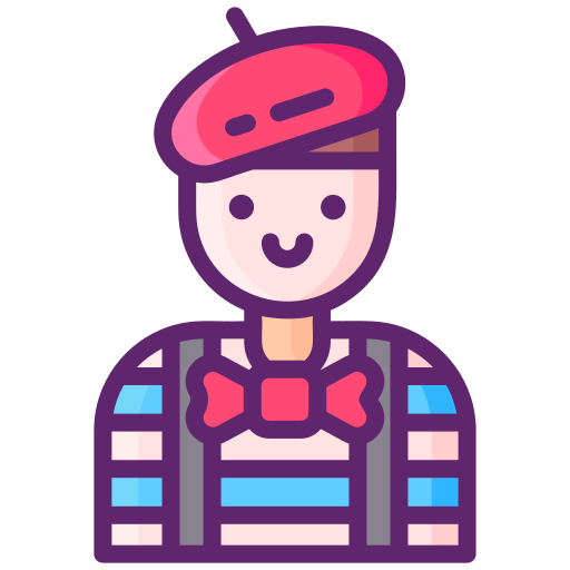 mime Icône gratuit mime Icône gratuit