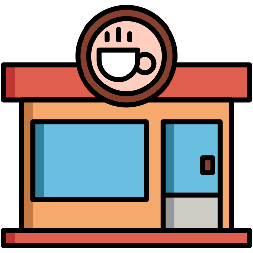 Кофейный магазин бесплатно иконка