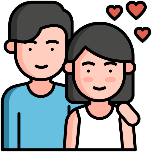 Couple Generic color lineal-color icon