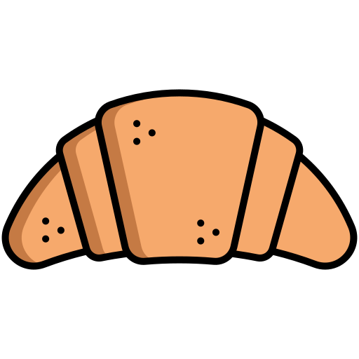 croissant grátis ícone croissant grátis ícone