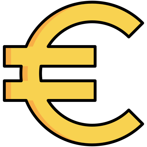 euro icono gratis