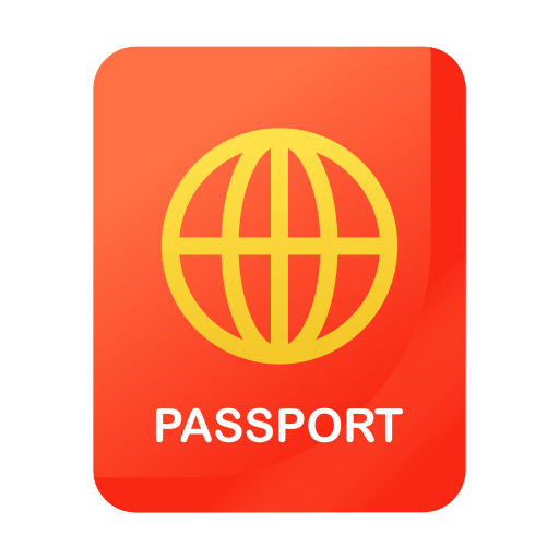 pasaporte icono gratis