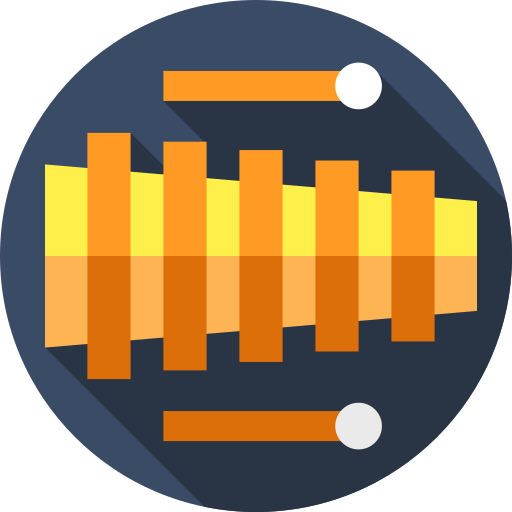 xilófono icono gratis