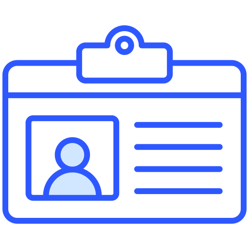 tarjeta de identificación icono gratis