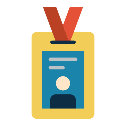 tarjeta de identificación icono gratis