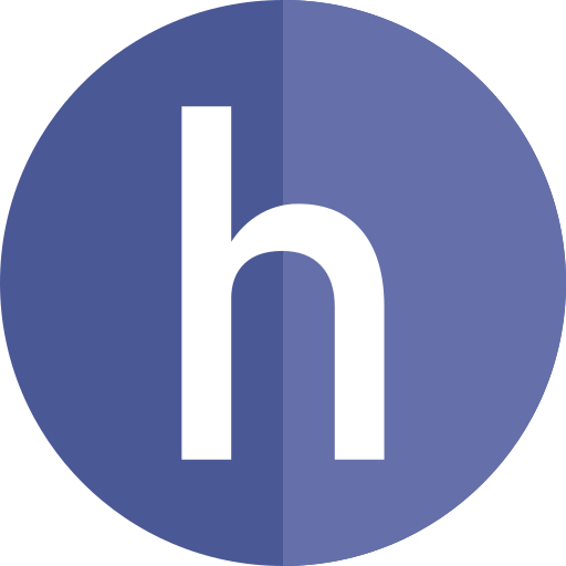 Letter h Generic color fill icon