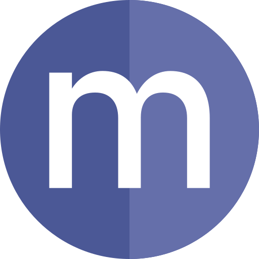 Letter m Generic color fill icon