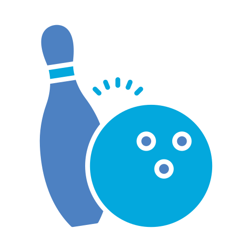 Bowling Generic color fill icon