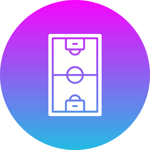 Football Field Generic gradient fill icon