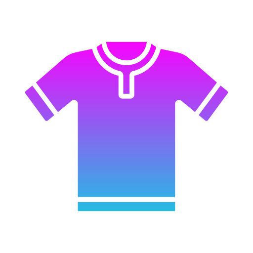 T shirt Generic gradient fill icon