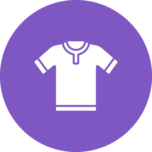 T shirt Generic color fill icon