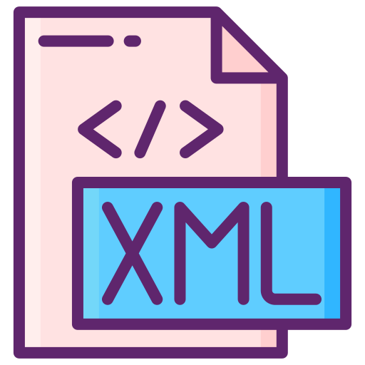 Xml Generic Color Lineal Color Icon