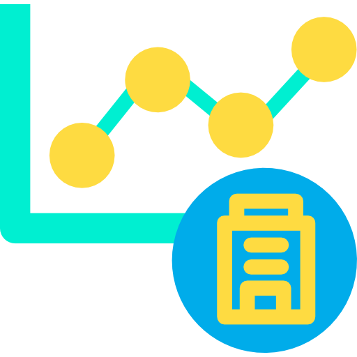 gráfico de linea icono gratis