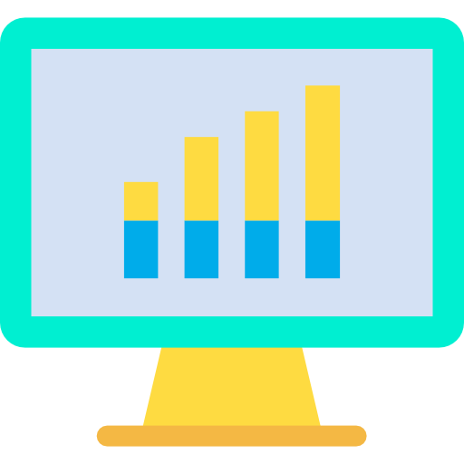 gráfico de barras icono gratis