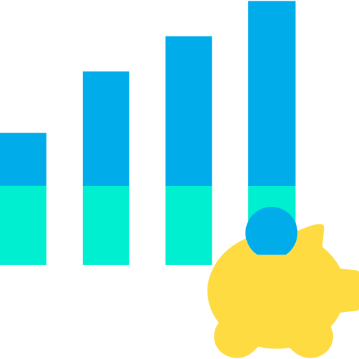 gráfico de barras icono gratis