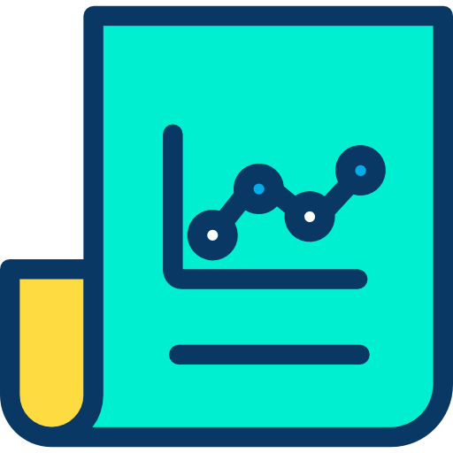 graphique en ligne Icône gratuit