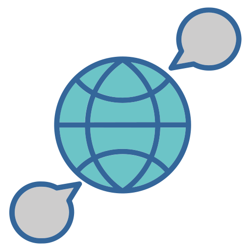 comunicacion global icono gratis