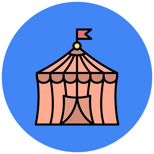 chapiteau de cirque Icône gratuit