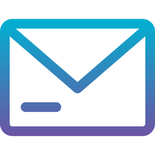 Email Generic gradient outline icon