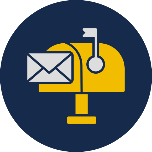 buzones de correo icono gratis