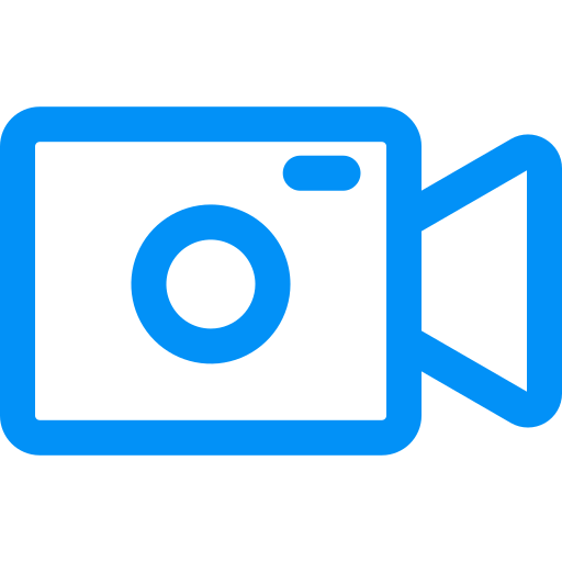 camara de video icono gratis