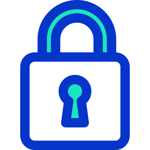 Lock Generic color lineal-color icon