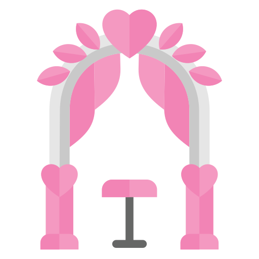 arco de boda icono gratis