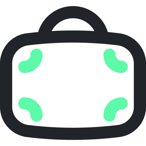 bolsa de viaje icono gratis