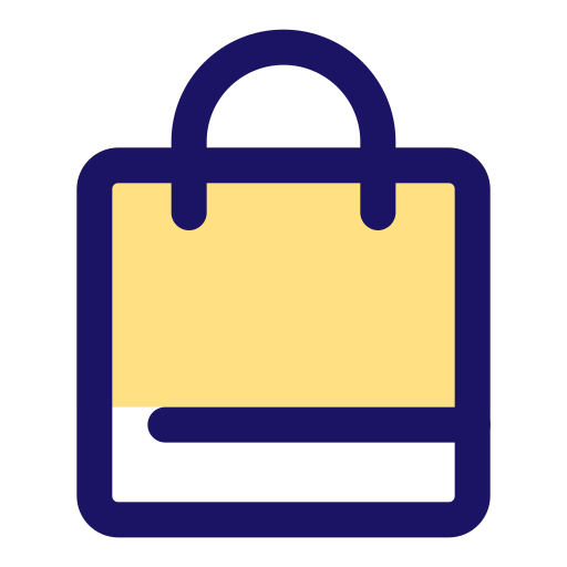 Shopping bag Generic Outline Color icon