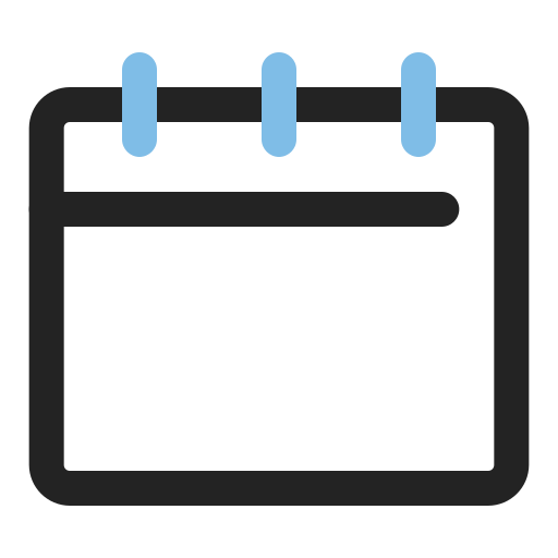 Calendar Generic Outline Color Icon