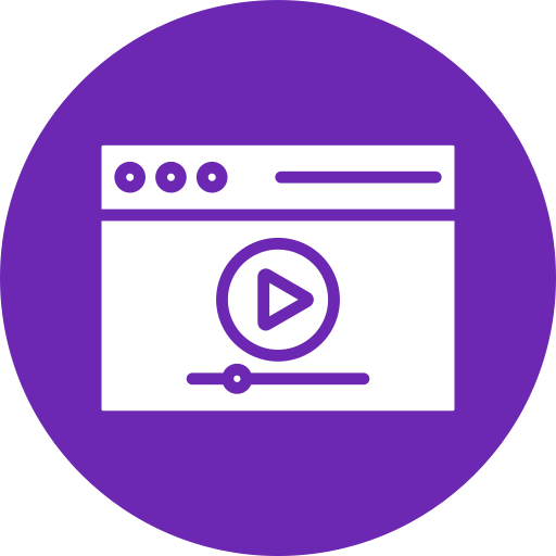 Video player - Free interface icons