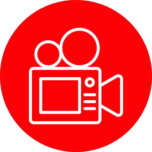 Video Camera Generic color fill icon