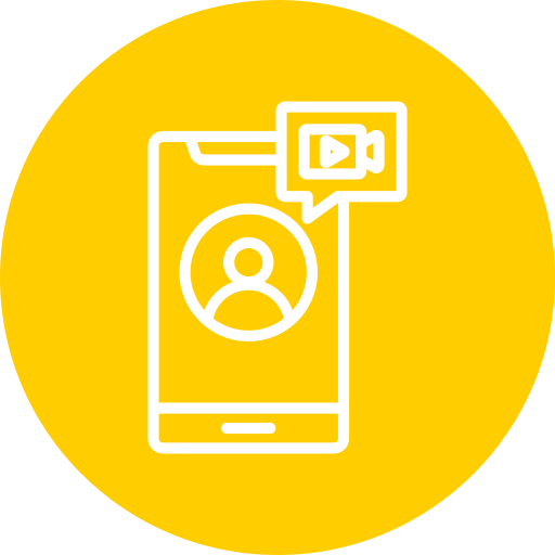 videollamada icono gratis
