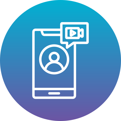 videollamada icono gratis