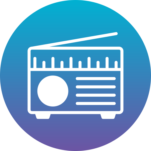 Radio Generic gradient fill icon