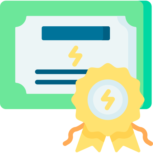 certificado icono gratis