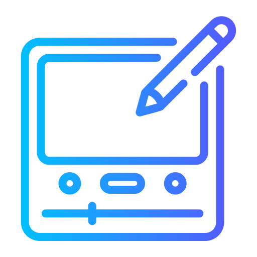 Magnetic board Generic Gradient icon