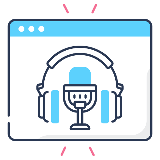 pódcast icono gratis
